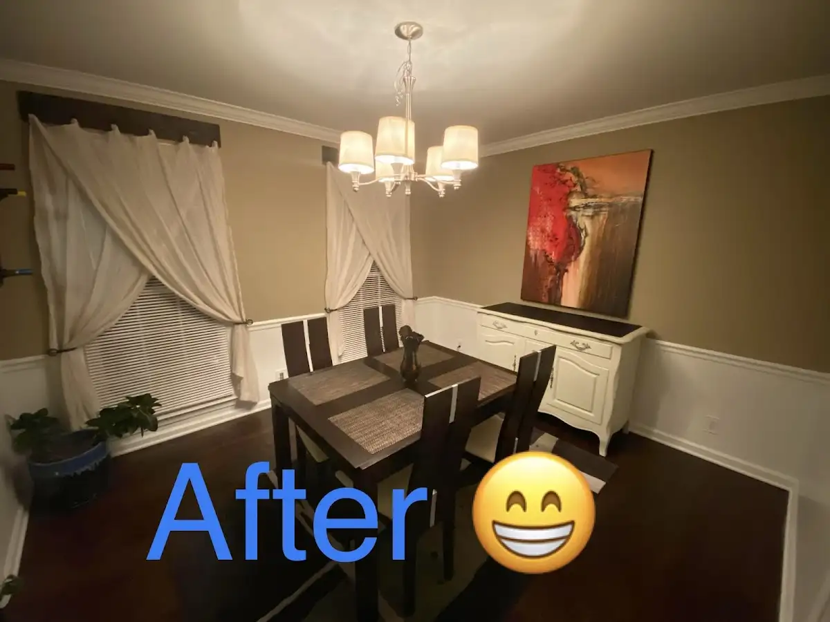 Professional dining room restoration after water damage in Durant
